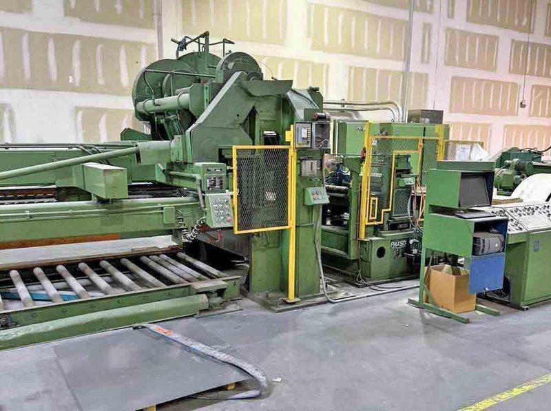 PAXSON 60" x 0.125" Cut To Length Line - 40,000# Capacity, 6 HI Leveler