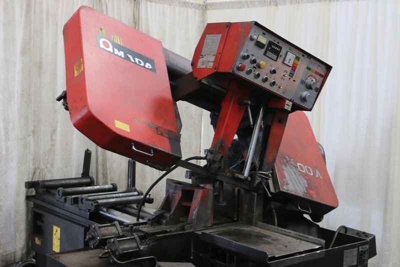 16" X 16" AMADA MODEL HA-400W AUTOMATIC HORIZONTAL SAW: STOCK # 66419