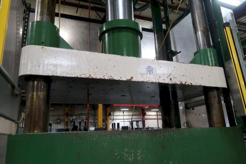 200 TON ROGERS MODEL MD200-4835 CUSHION BED HYDRAULIC PRESS, 24" STROKE: YOBRO #25696