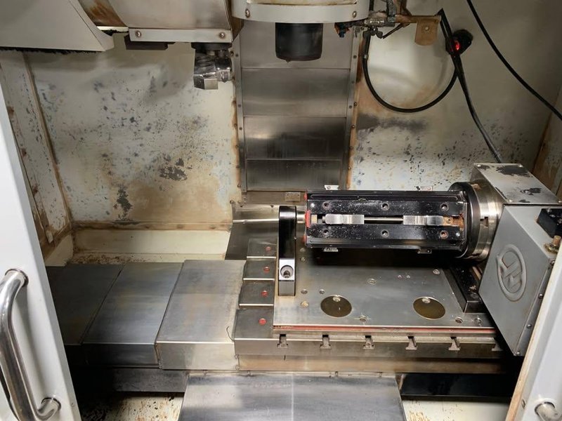 2008 Haas VM-2 with probing and SHRT210H 4th Axis Rotary