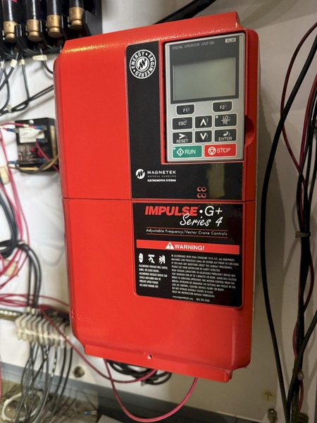 10 TON X 57’ SHAW-BOX DOUBLE GIRDER OVERHEAD BRIDGE CRANE, WITH 12.5 TON SHAW-BOX HOIST: YOBRO #24731