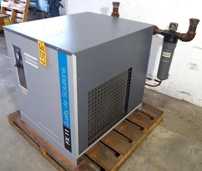 Atlas Copco Refrigerated Air Dryer FX 11, 264 cfm, 189 psi, 1 Phase