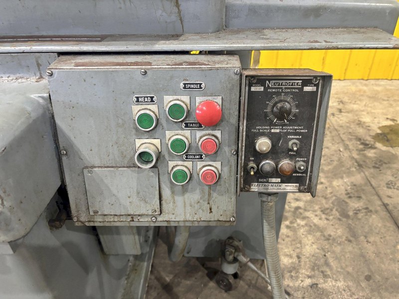 8" X 24" GRAND RAPIDS MODEL #350 HYDRUALIC HORIZONTAL SURFACE GRINDER: STOCK #22734