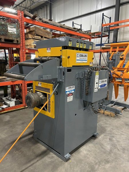 Dallas Coil Reel And Straightener Combination 4,000 Lbs. x 18&quot; Wide
