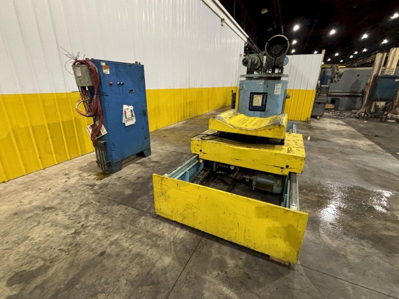 20,000 LBS X 60&quot; ASC MODEL 20/25W DOUBLE END POWERED UNCOILER WITH ASC 30M COIL CAR. STOCK # 0234725