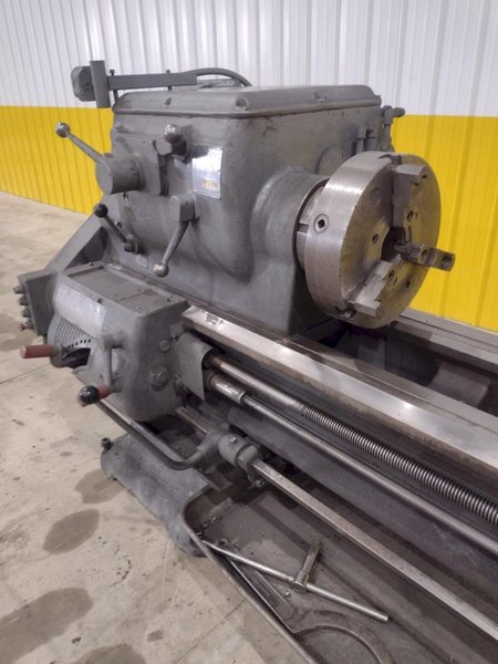 20" X 80" SPRINGFIELD ENGINE LATHE WITH TAPER &amp; 2" HOLE:  STOCK #20986