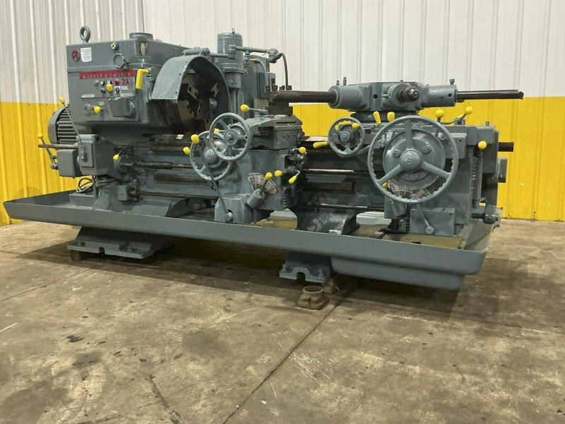 2A WARNER &amp; SWASEY MODEL #M-3470 CROSS SLIDING TURRET LATHE: YOBRO #25009