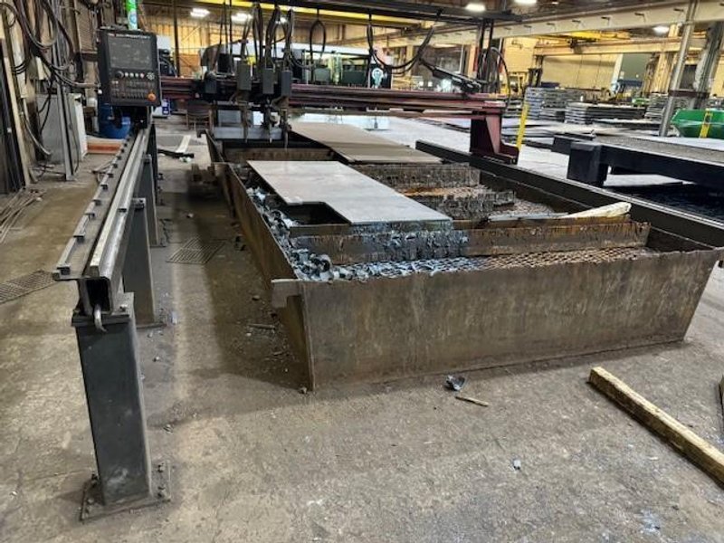 USED MG MESSER 10&#039; X 20&#039; CNC OXY FUEL CUTTING SYSTEM, Stock# 11116, Year: 1992