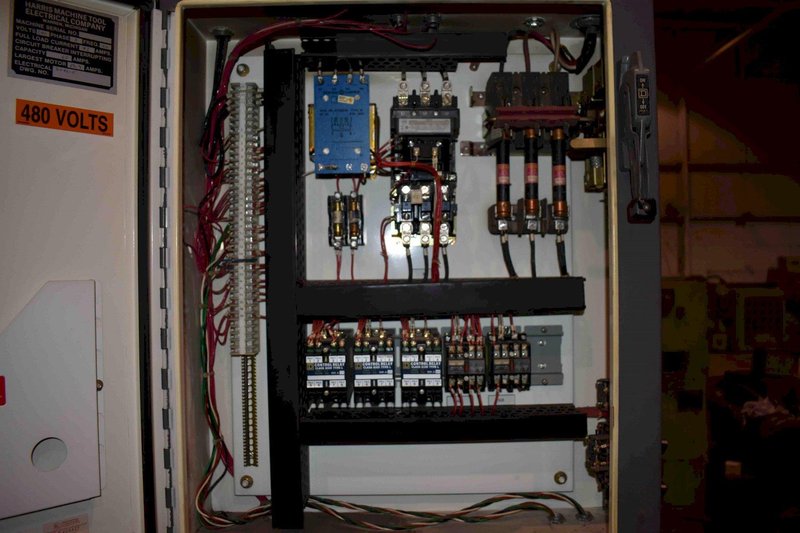 40 Ton HSI Hydraulic 4 Post Down Acting Press, 14" STR, 21" DLO, 48" x 31" BA, Cushion