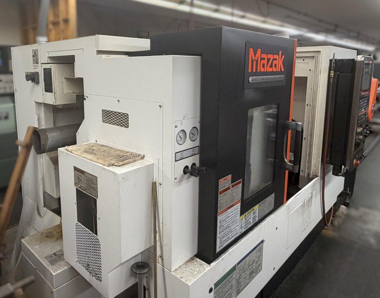 2014 MAZAK QUICK TURN NEXUS 250MSY-II CNC TURNING CENTER, MAZATROL MATRIX NEXUS 2 CONTROL, TWIN SPINDLE, LIVE TOOLING, Y-AXIS, TOOL EYE, CHIP CONVEYOR