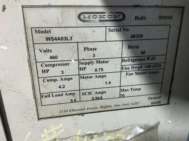 MOKON 3.75 HP CHILLER   -  WS4A03L3