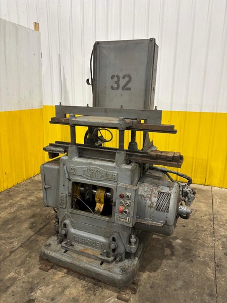 18 TON TISHKEN 4 POST MECHANICAL CUT-OFF PRESS: YOBRO #24327