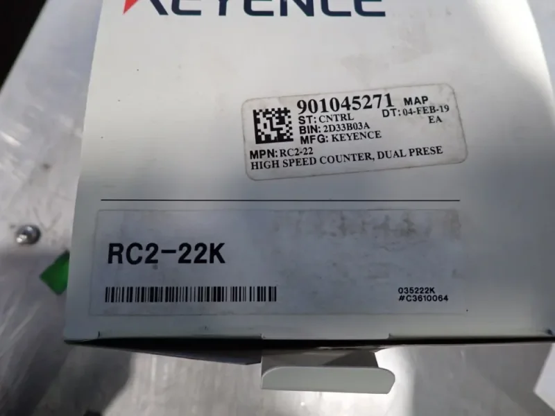 KEYENCE HIGH SPEED COUNTER  -  RC2-22K