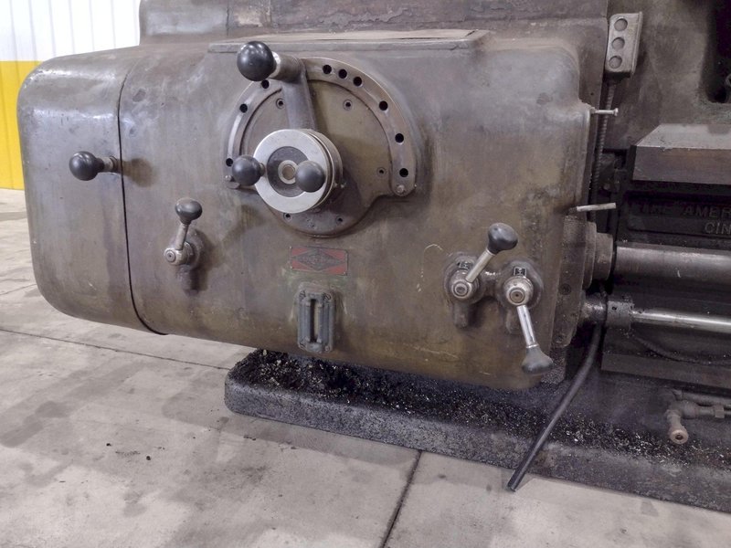 40&quot; X 252&quot; (21&#039;) AMERICAN PACEMAKER ENGINE LATHE, 2.75&quot; HOLE: STOCK #20836