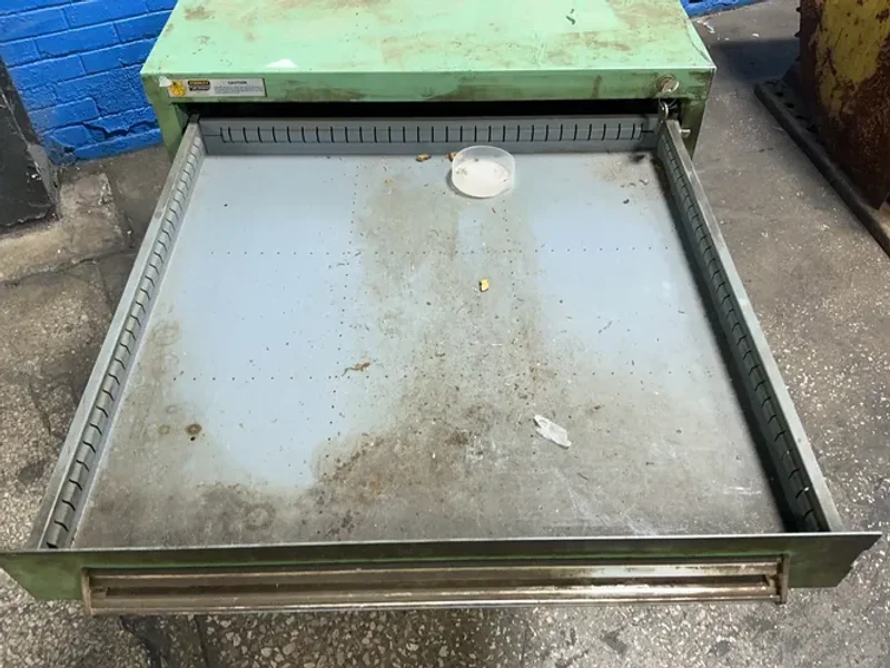 Stanley Seven 25”x25”x2” Drawers Vidmar Tool Cabinet