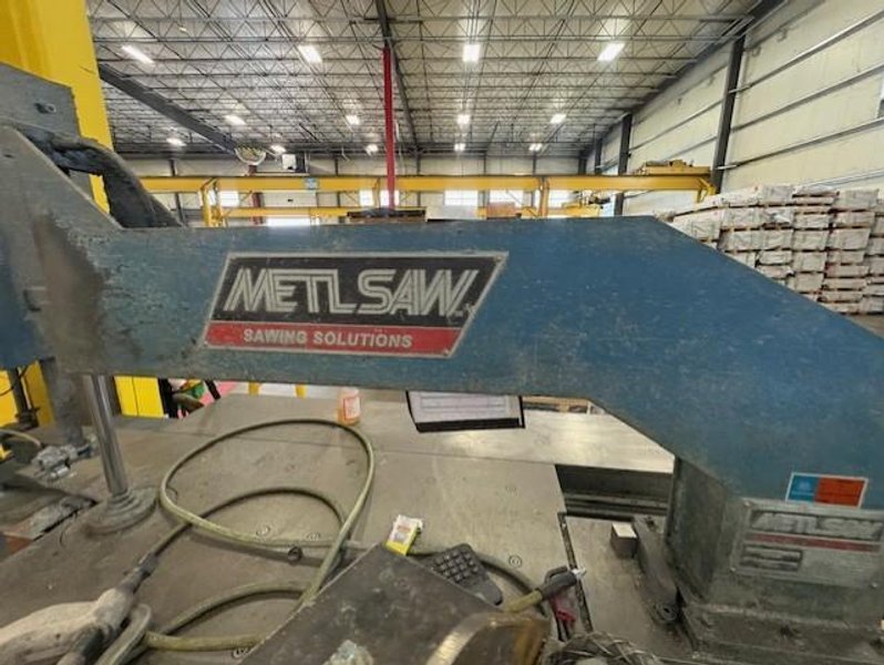 20&quot; X 13&quot; DOALL VERTICAL CIRCLE CONTOUR BAND SAW WITH METL SAW HYDRAULIC ROTATING FLOW TABLE STOCK# 4117