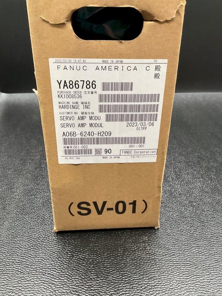 FANUC A06B‑6240‑H209 AISV 80/80-B Servo Amplifier Module NEW