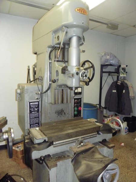 Moore No. 3 Jig Borer, S/N B913, New 1966. 