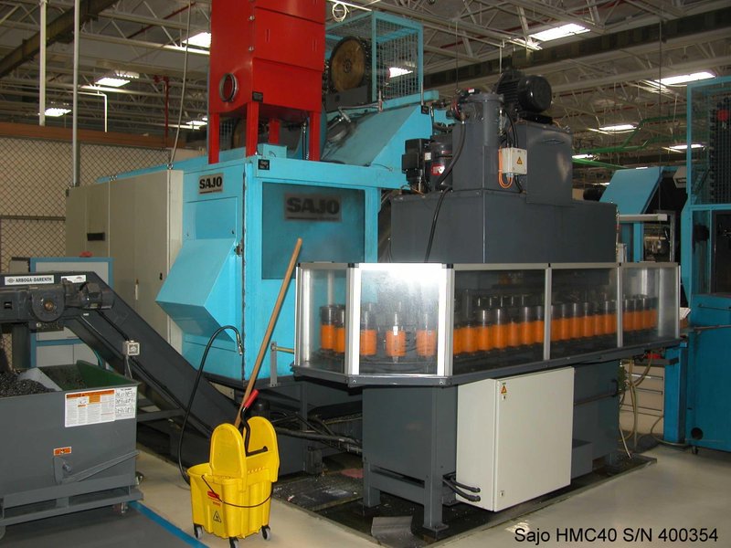SAJO Model HMC40 Full 5-Axis Horizontal Machining Center, S/N 400361.  