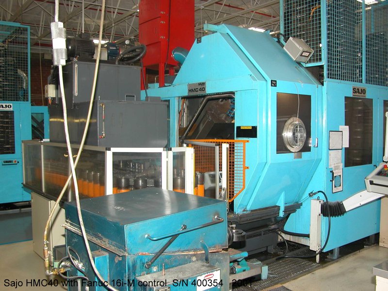 SAJO Model HMC40 Full 5-Axis Horizontal Machining Center, S/N 400361.  