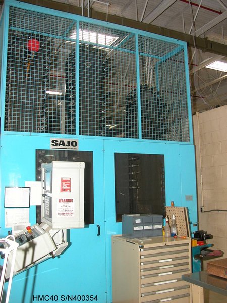 SAJO Model HMC40 Full 5-Axis Horizontal Machining Center, S/N 400361.  