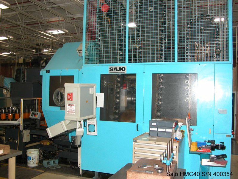 SAJO Model HMC40 Full 5-Axis Horizontal Machining Center, S/N 400361.  