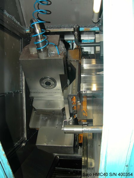 SAJO Model HMC40 Full 5-Axis Horizontal Machining Center, S/N 400361.  