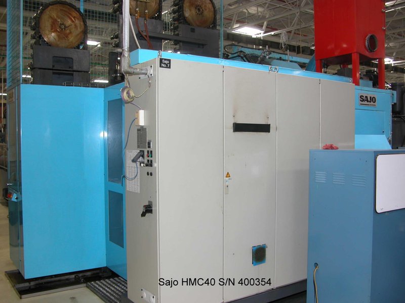 SAJO Model HMC40 Full 5-Axis Horizontal Machining Center, S/N 400361.  
