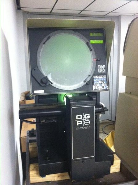 14&quot; OGP (Optical Gaging Products) Top Bench Optical Comparator S/N TB08061428. Parts machine , ask for details.