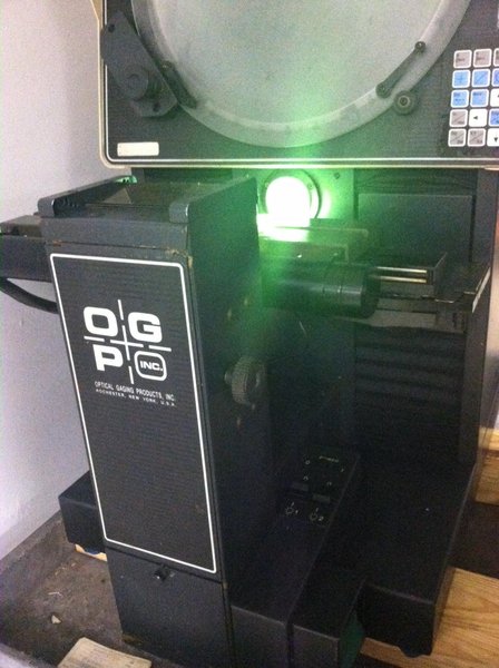 14&quot; OGP (Optical Gaging Products) Top Bench Optical Comparator S/N TB08061428. Parts machine , ask for details.