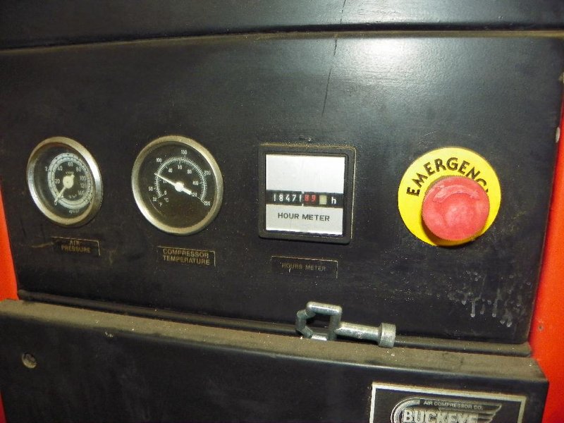 Mattei Model EMS-150 15 HP Rotary Screw Air Compressor 