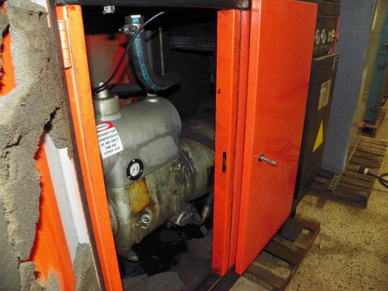 Mattei Model EMS-150 15 HP Rotary Screw Air Compressor 