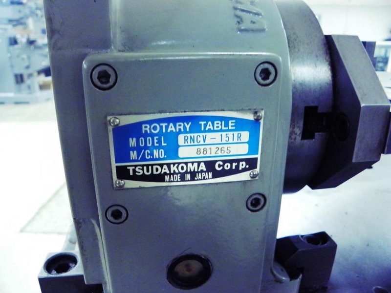 6.5&quot; Tsudakoma RNCV-151R Rotary Table, S/N 881265, with Servo Control, New Approx 1990. 