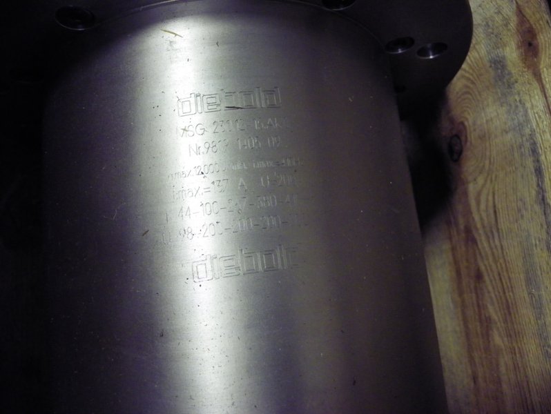 DIEBOLD 12K 12,000 RPM Spindle CAT CT 45 Taper MSG 230.12-15.AK