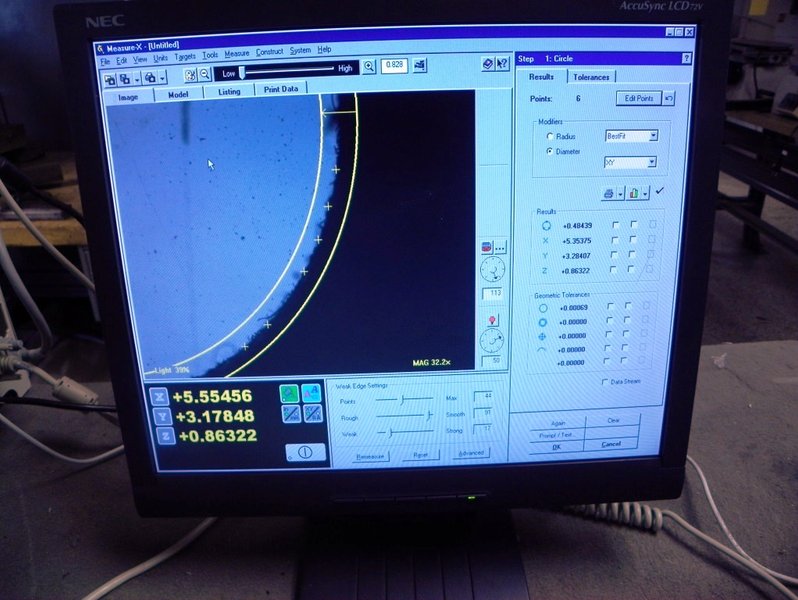 OGP Flare Smartscope Video Measuring Machine, S/N SVR1335, New January 2001. 