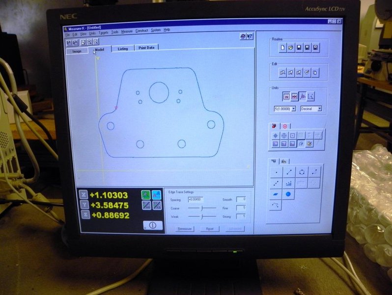 OGP Flare Smartscope Video Measuring Machine, S/N SVR1335, New January 2001. 