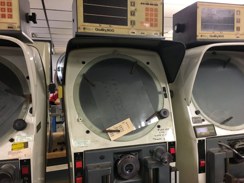 Gagemaster Bench Top Optical Comparator, s/n GS1432481285. 