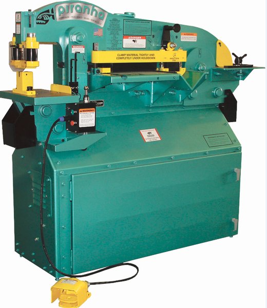 NEW PIRANHA P65 HYDRAULIC IRONWORKER