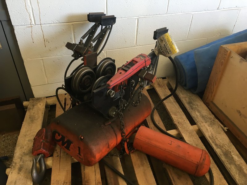 CM Lodestar Model "L" 1 ton electric hoist 