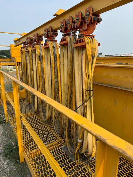 75 TON X 57' SPAN CRANE MFG OVERHEAD BRIDGE CRANE. STOCK  # 0790324