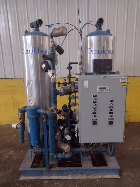 500 SCFM DONALDSON MODEL #AEHD-500 HEATED REGENERATIVE DESICCANT DRYER: STOCK 15154