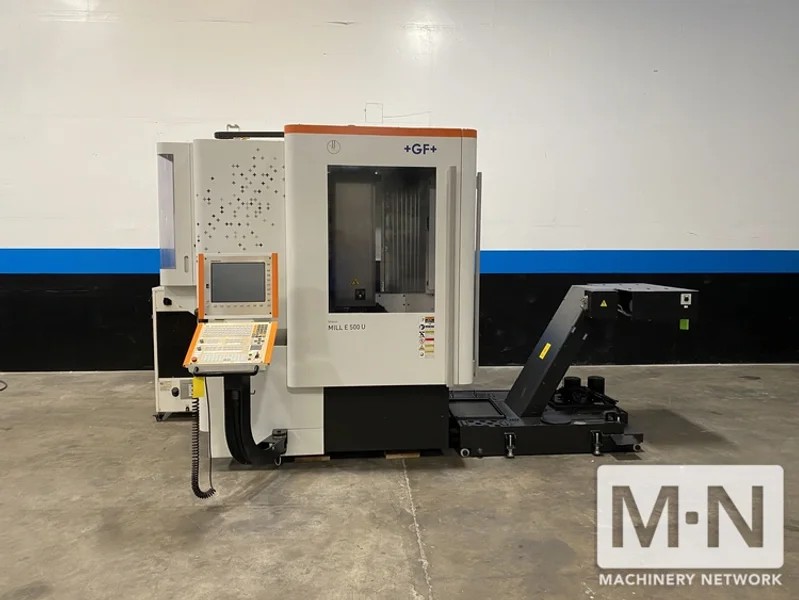 GF Mikron E 500 U 5-Axis CNC Vertical Machining Center, 2018 - 1k Cutting Hours