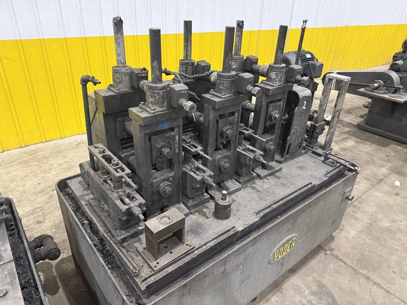 9 STAND x 2" YODER M2 ROLLFORMER, 6 STAND &amp; 3 STAND BASE: YOBRO #24317