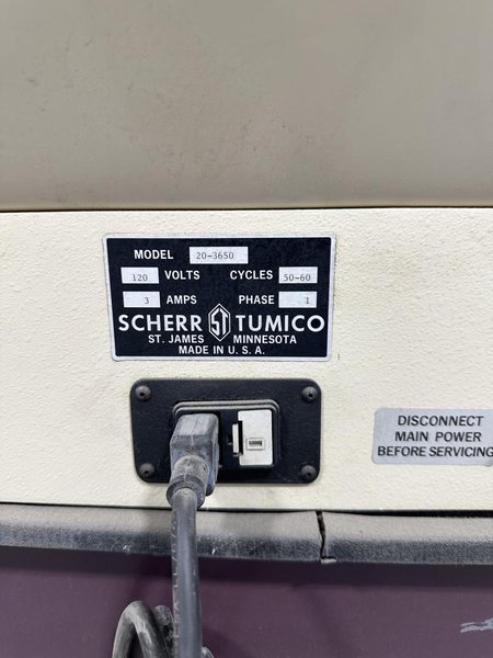 Scherr Tumico Model 20-3650 Optical Comparator- Auction Item
