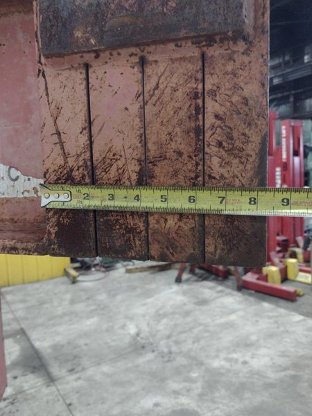 20,000 LBS / 10 TON X 60&quot; X 60&quot; BUSHMAN MODEL #901 PALLET LIFTER CRANE ATTACHMENT: STOCK #23641