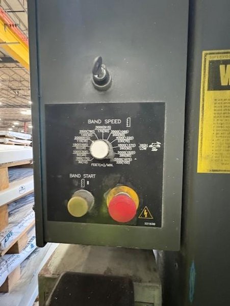 20" X 13" DOALL METL VERTICAL CIRCLE CONTOUR BAND SAW WITH METL SAW HYDRAULIC ROTATING FLOAT TABLE STOCK# 4118