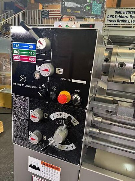 NEW 14" X 40" GMC MODEL GML-1440VT VARIABLE SPEED ENGINE LATHE