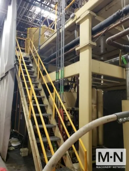 40 LB GRAHAM MODEL 40SP4884 ACCUMULATOR HEAD BLOW MOLDING MACHINE MFG 1998