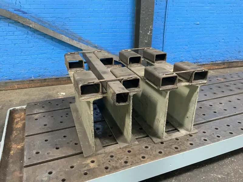 54” X 244” T-SLOTTED TABLE