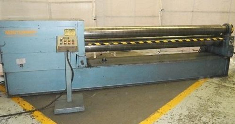 10' X 1/4" MONTGOMERY HYD. INITIAL PINCH PLATE BENDING ROLL